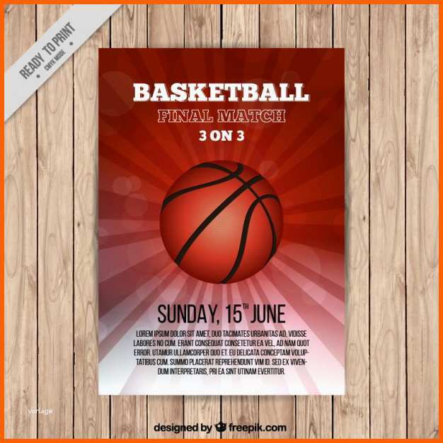 basketball broschure vorlage