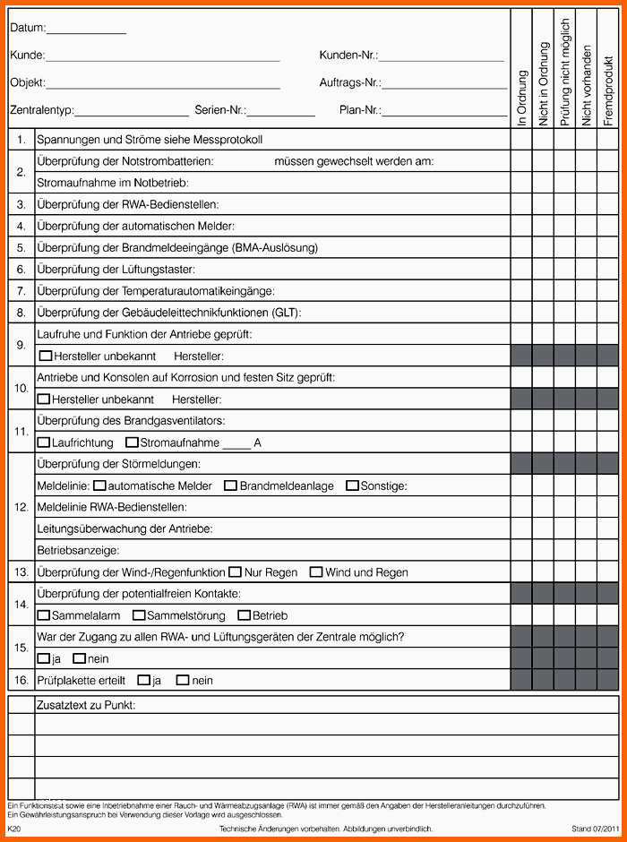 Tolle Checkliste Zur Inbetriebnahme Stg Beikirch Innovative