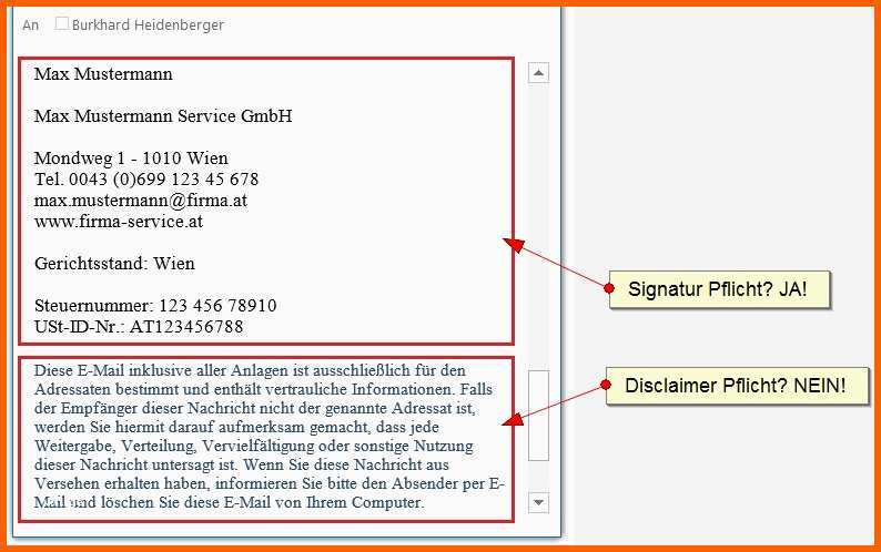 Tolle E Mail Disclaimer Pflicht Oder Nicht [fragen Antworten