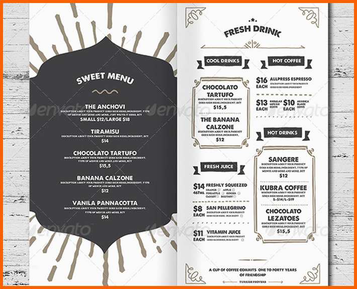 Tolle Eliteshop Food Menu Restaurant Vorlage