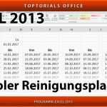 Tolle Flexiblen Reinigungsplan Putzplan Erstellen Microsoft