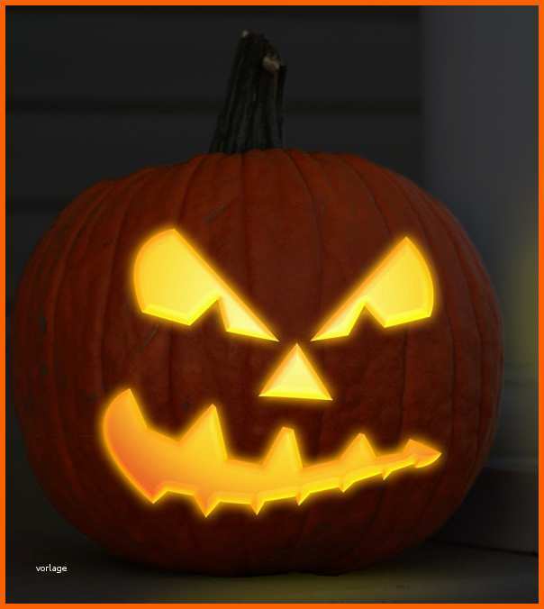 Tolle Halloween Kürbis Schnitzen Vorlage
