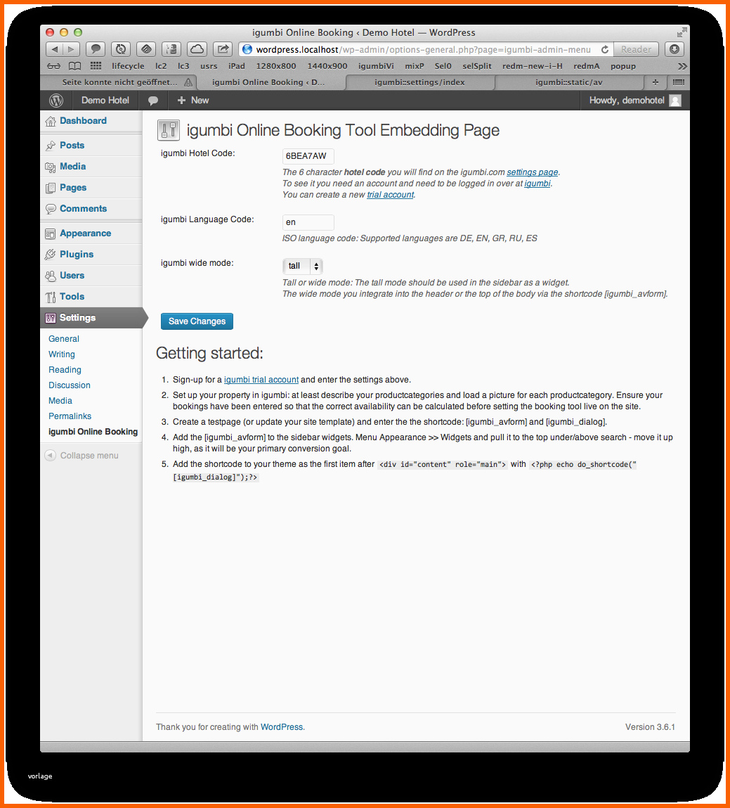 Tolle Igumbi Wordpress Hotel Buchungssystem Plugin