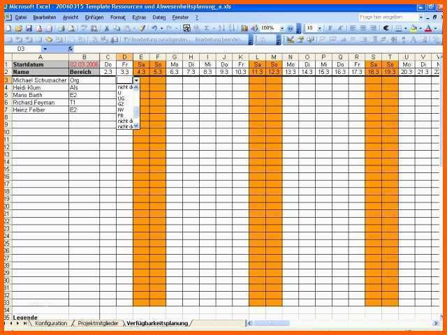 Tolle Kapazitätsplanung Mitarbeiter Excel Vorlage Genial Kleine