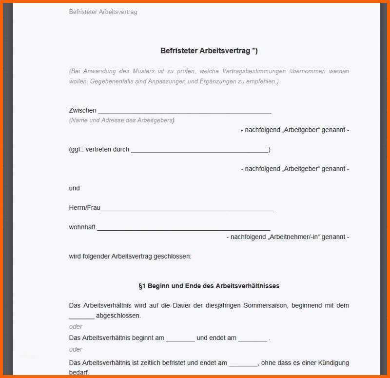 Tolle Kündigung Arbeitsvertrag Muster Die Fabelhaften