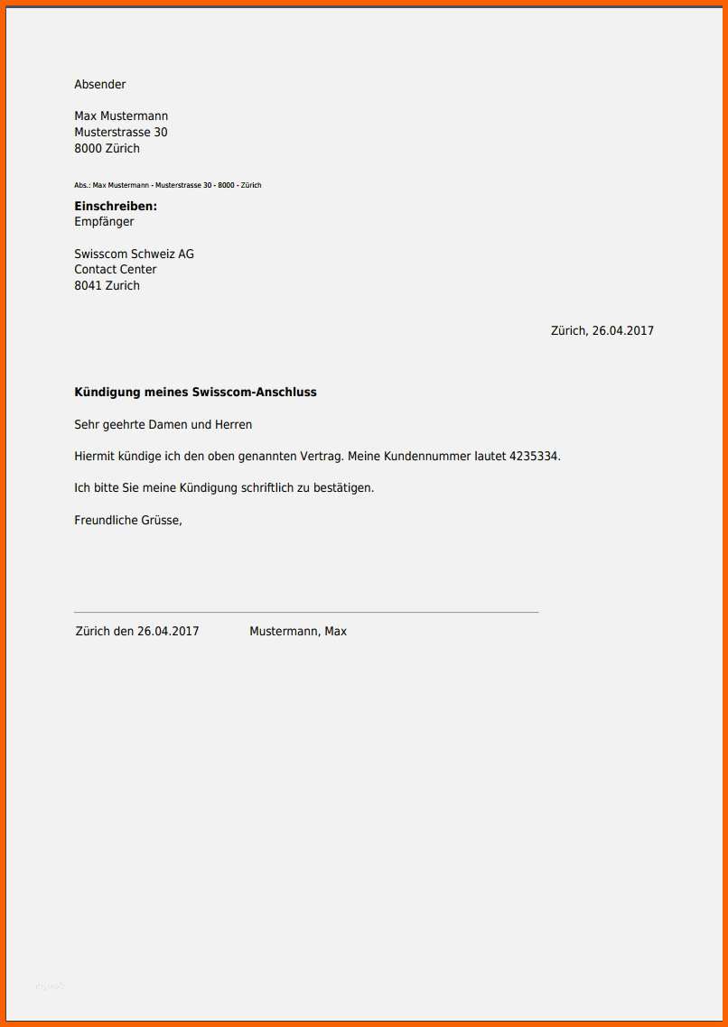 Tolle Kündigung Vorlage Vodafone Festnetz Durchschnitt Kundigung