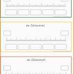 Tolle Lernstübchen Zahlenstrahl Blankovorlagen 3