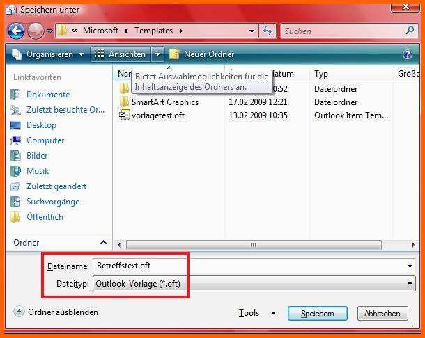 Tolle Ms Fice Outlook 2007 Email Vorlagen Erstellen