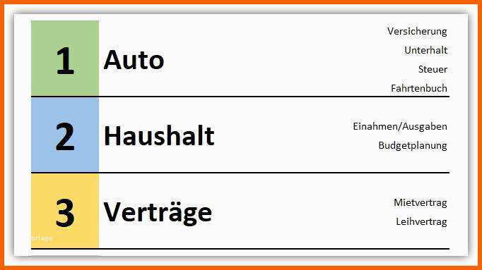 Tolle ordnerregister Vorlage Download