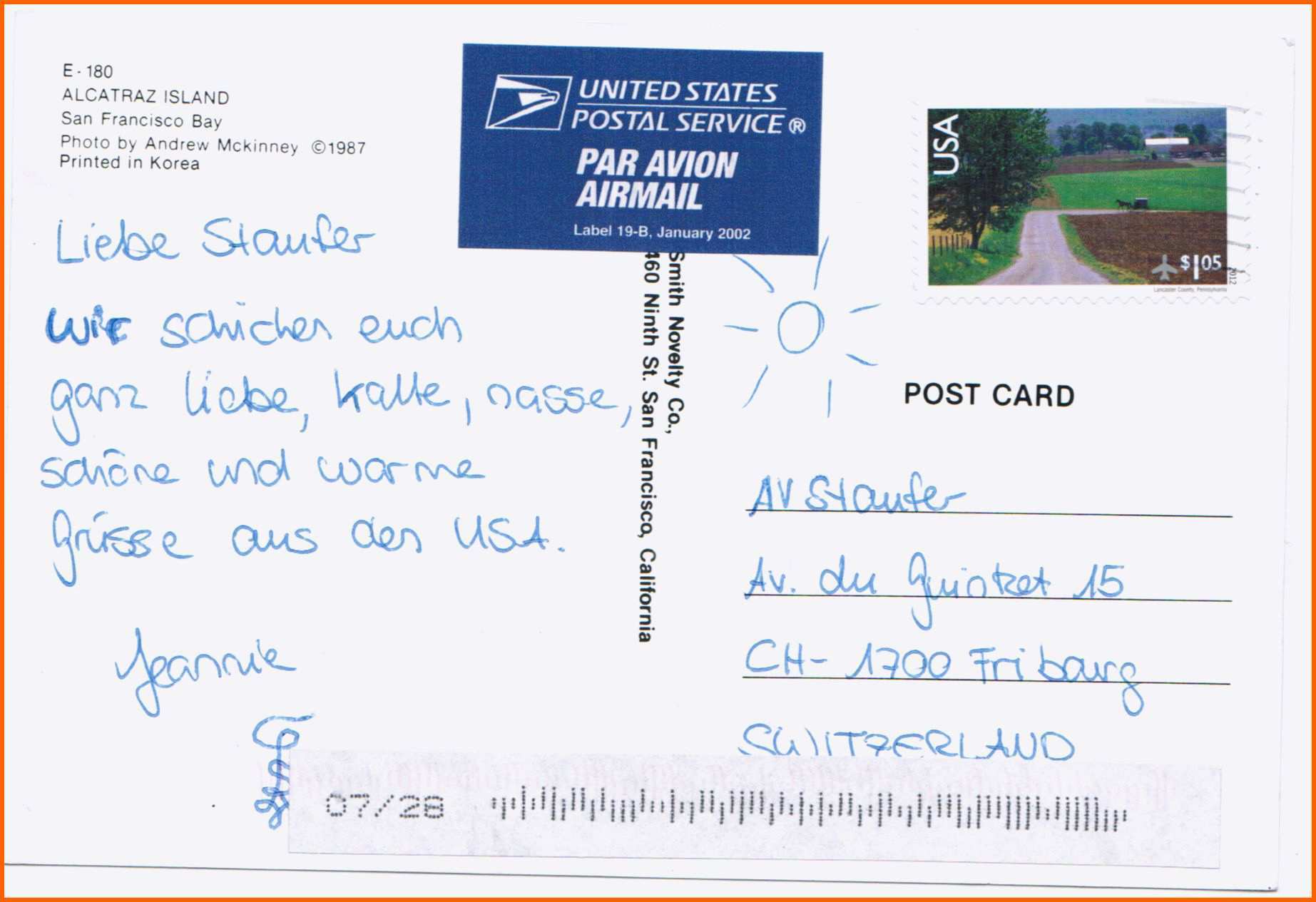 Tolle Postkarte Schreiben Vorlage