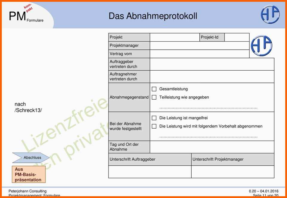 Tolle Projektmanagement formulare Eine Sammlung Für