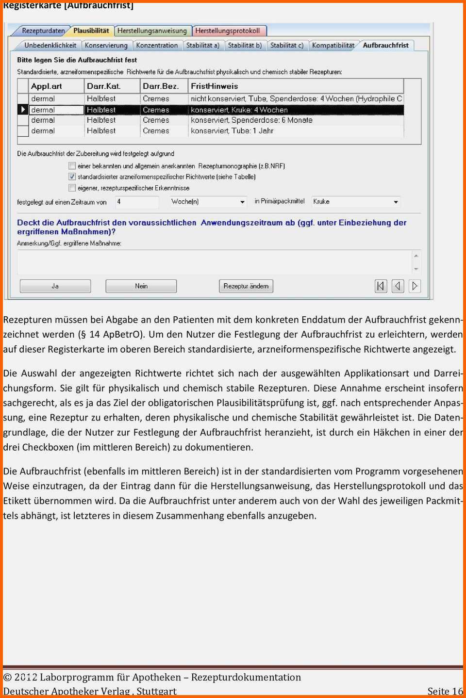 Tolle Prüfprotokoll Ausgangsstoffe Apotheke Vorlage Erstaunlich