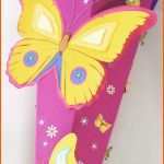 Tolle Schultüte Schmetterling Und Blumen Für Mädchen Basteln