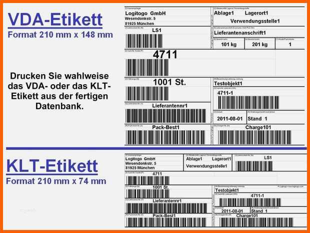 Tolle Vda Label Excel Vorlage Hübsch Vda Und Klt tool Handy
