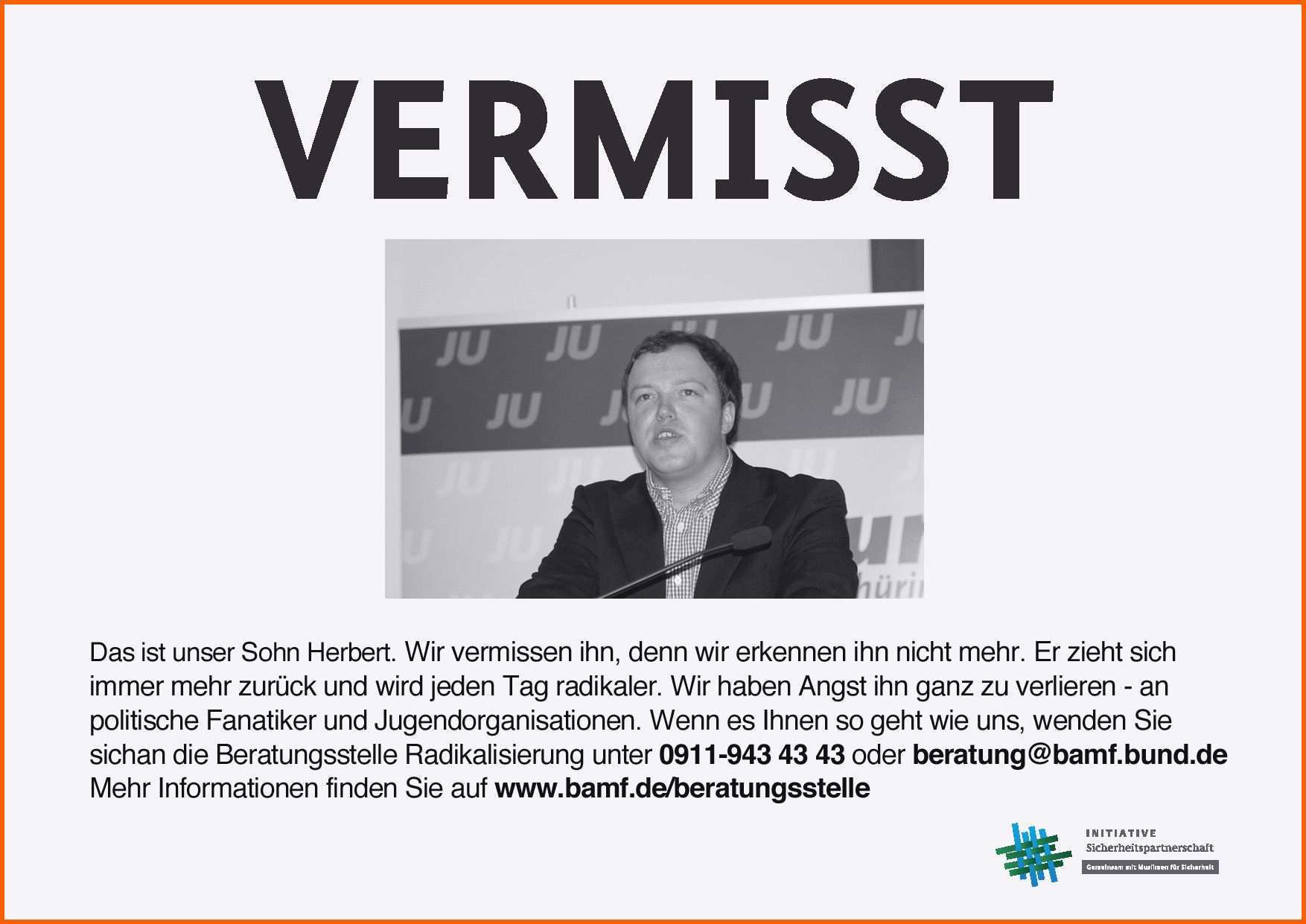 Tolle Vermisstenanzeige Vorlage