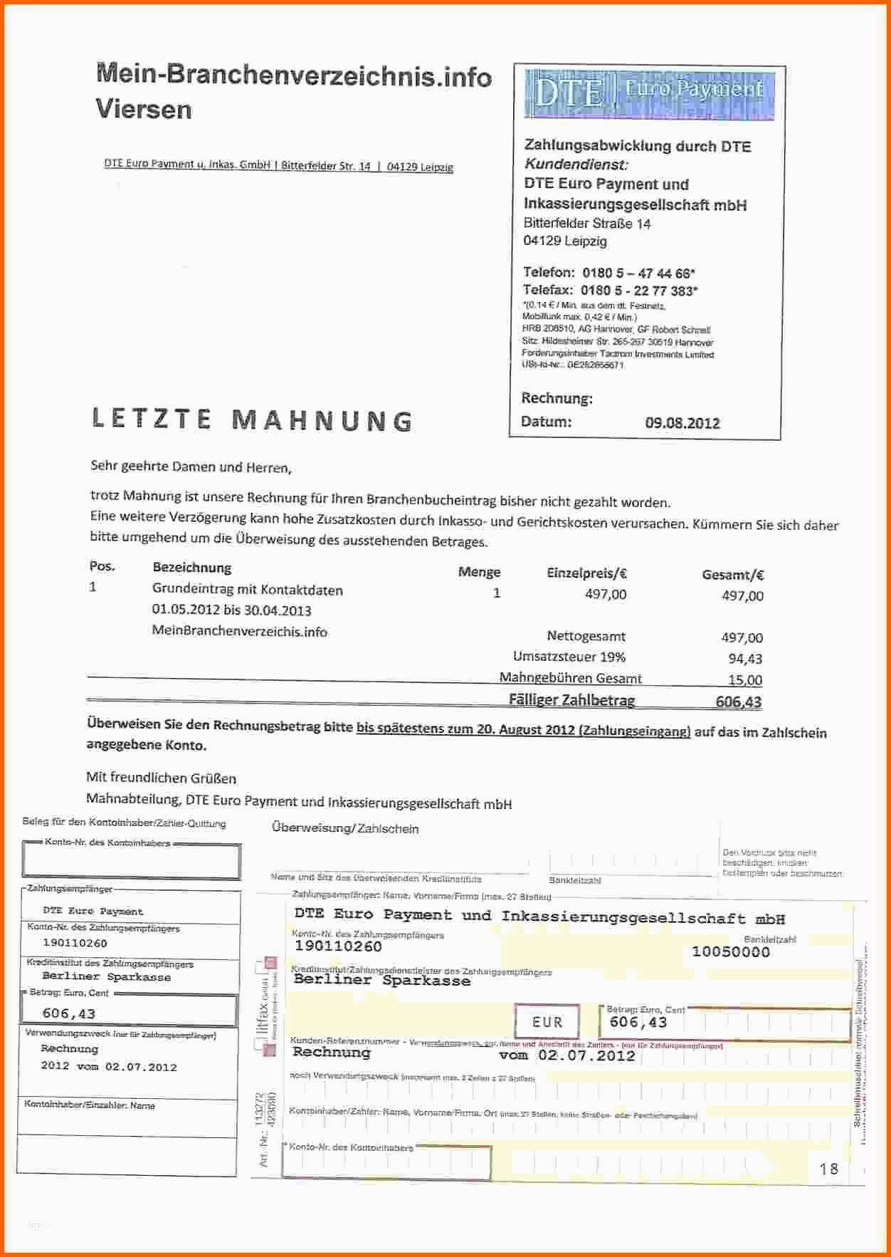 Tolle Vorlage Letzte Mahnung Erstaunlich Textvorlagen Für Ihre