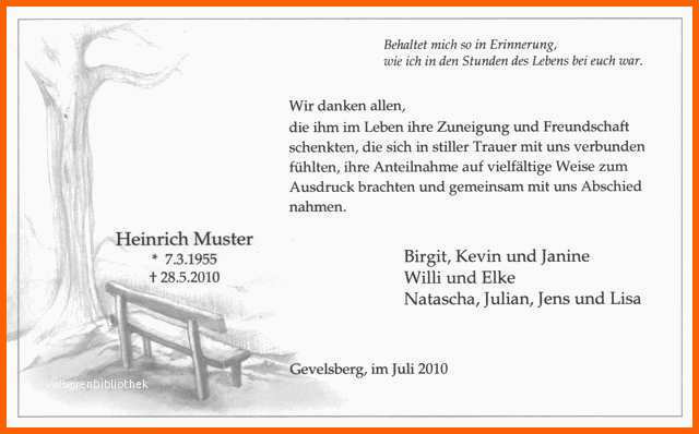 Tolle Vorlagen Danksagung Trauer Zeitung Bewundernswert