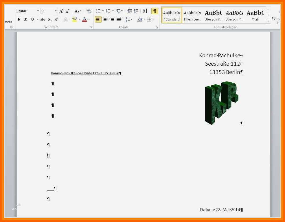 Überraschen 15 Briefkopf Design Vorlagen Kostenlos