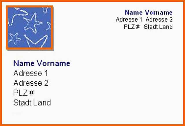 Überraschen Adressetiketten Vorlage Word – Wordde