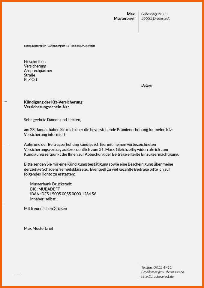 Überraschen Allianz Versicherung Kündigen Vorlage Qualität Allianz
