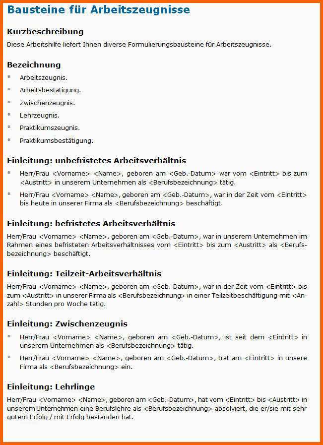 Überraschen Arbeitszeugnis Erstellen Vorlage Mit Textbausteinen Zum