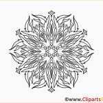 Überraschen Blume Muster Mandala Vorlage Zum Drucken Und Malen
