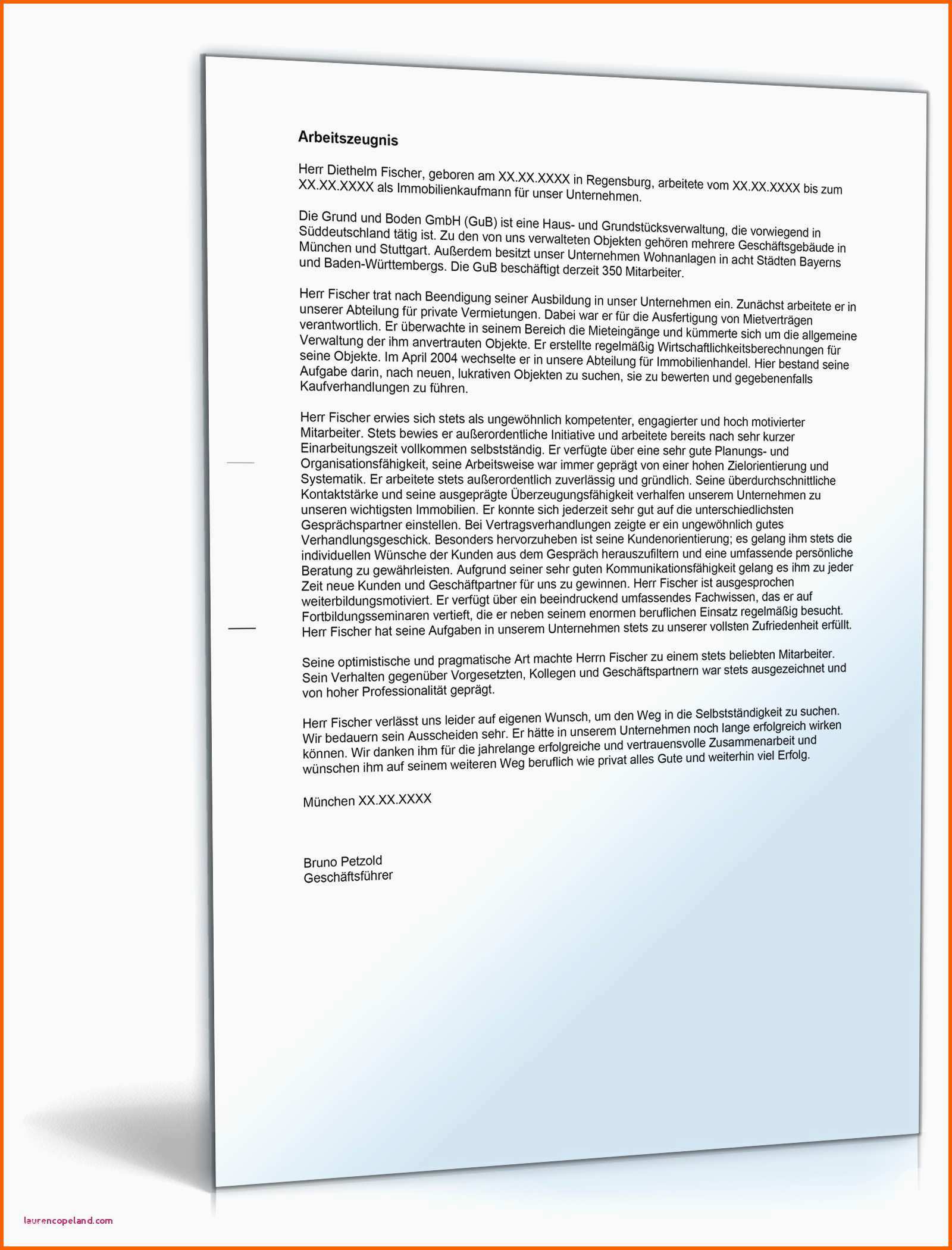 Überraschen Einfaches Arbeitszeugnis Vorlage Word Deckblatt In Der
