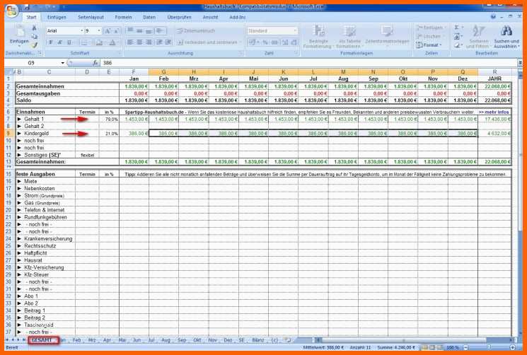 Überraschen Einnahmen Ausgaben Rechnung Excel Freeware the Best Free