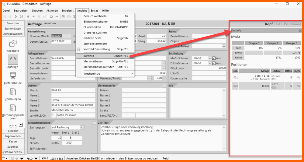 Überraschen Eulanda software Auftrag