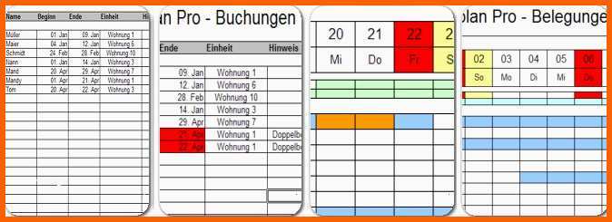 Überraschen Hotel Belegungsplan Excel Vorlage – Werden
