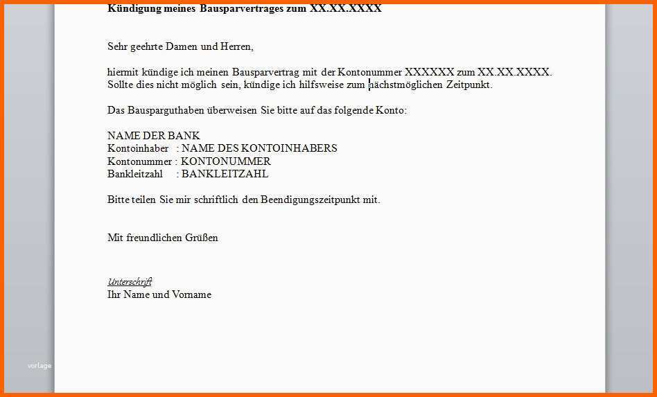 Überraschen Kündigung Vorlage Kostenlos