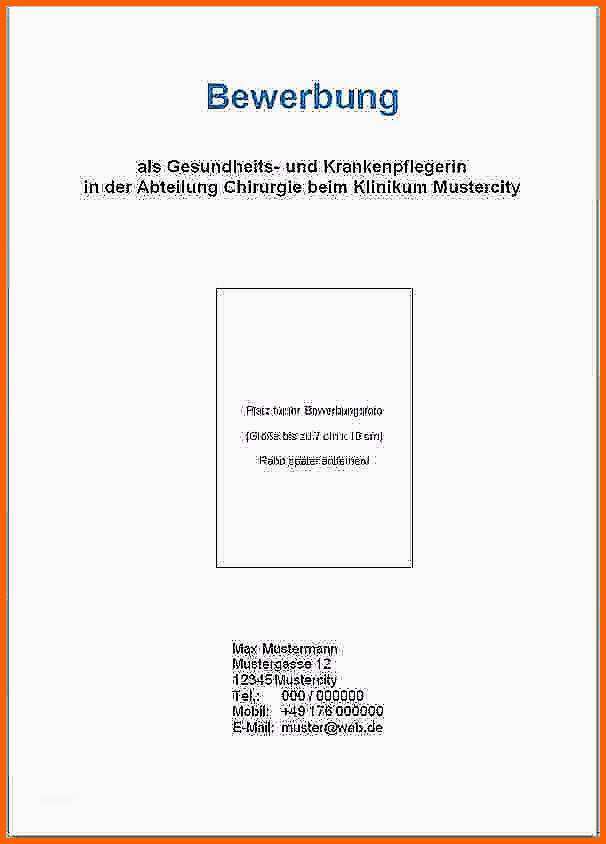 Überraschen Projektarbeit Vorlage Fabelhafte Praktikumsmappe Deckblatt