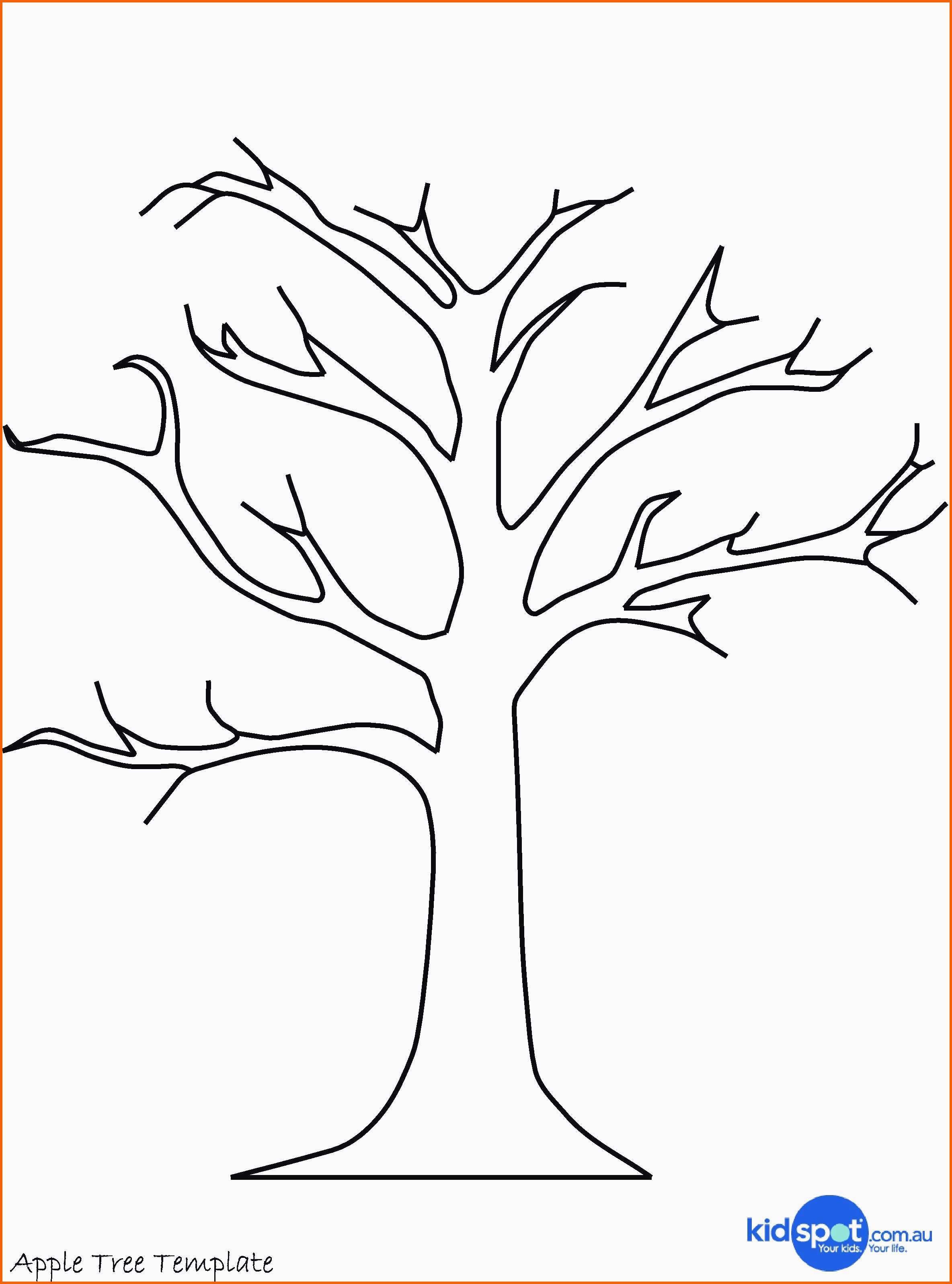 Überraschen Schön Baum Basteln Vorlage