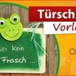 Überraschen Türschild Vorlage Frosch 🐸 Basteln Für Den sommer