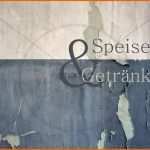 Überraschen Umschlag Speisen &amp; Getränkekarte Vorlage Din A4 Querformat