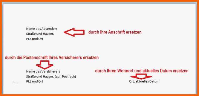 Überraschen Versicherung Kündigen Vorlage Gut 8 Brief Absender