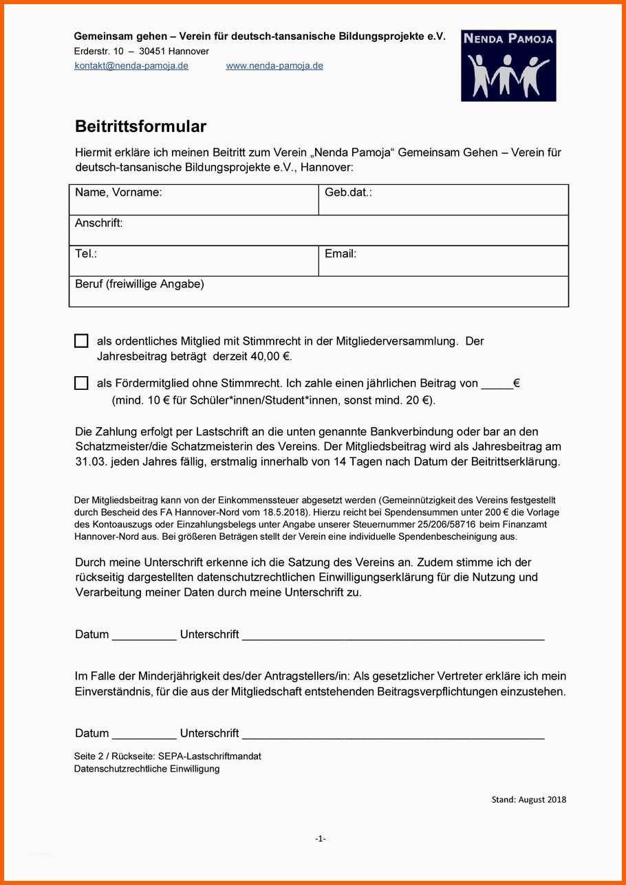 Überraschen Vorlage Spendenbescheinigung Einer Geldspende Fr
