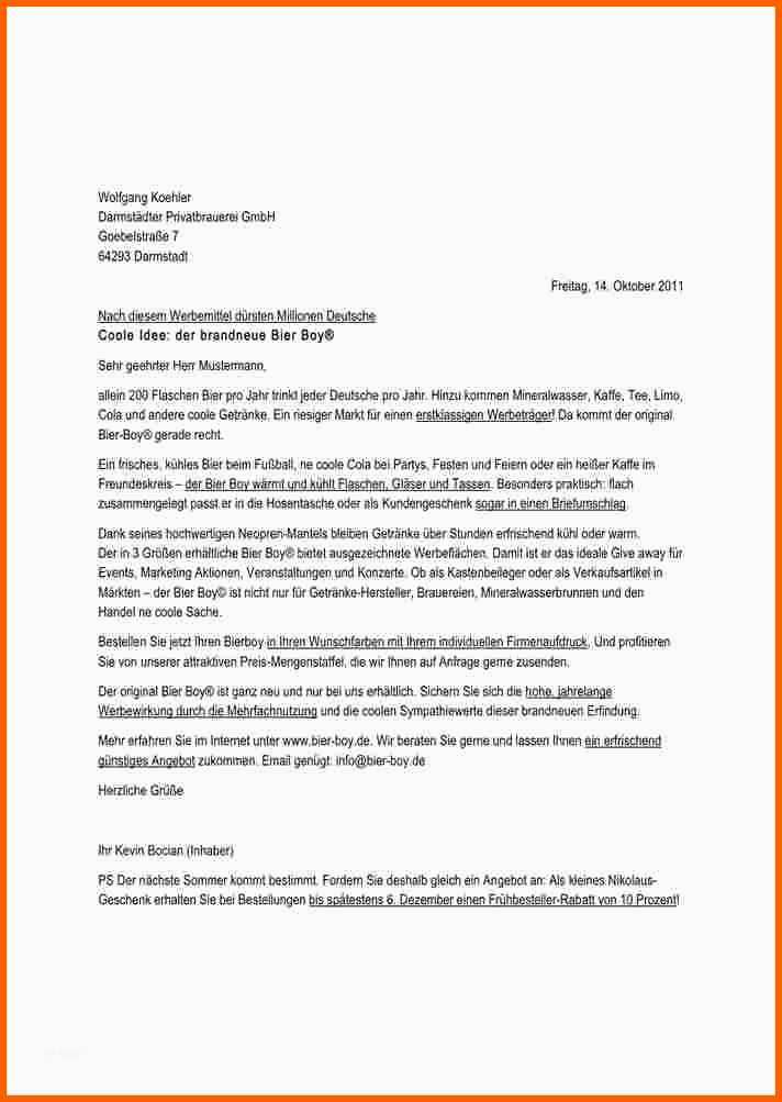 Ungewöhnlich 12 Angebotstext Muster