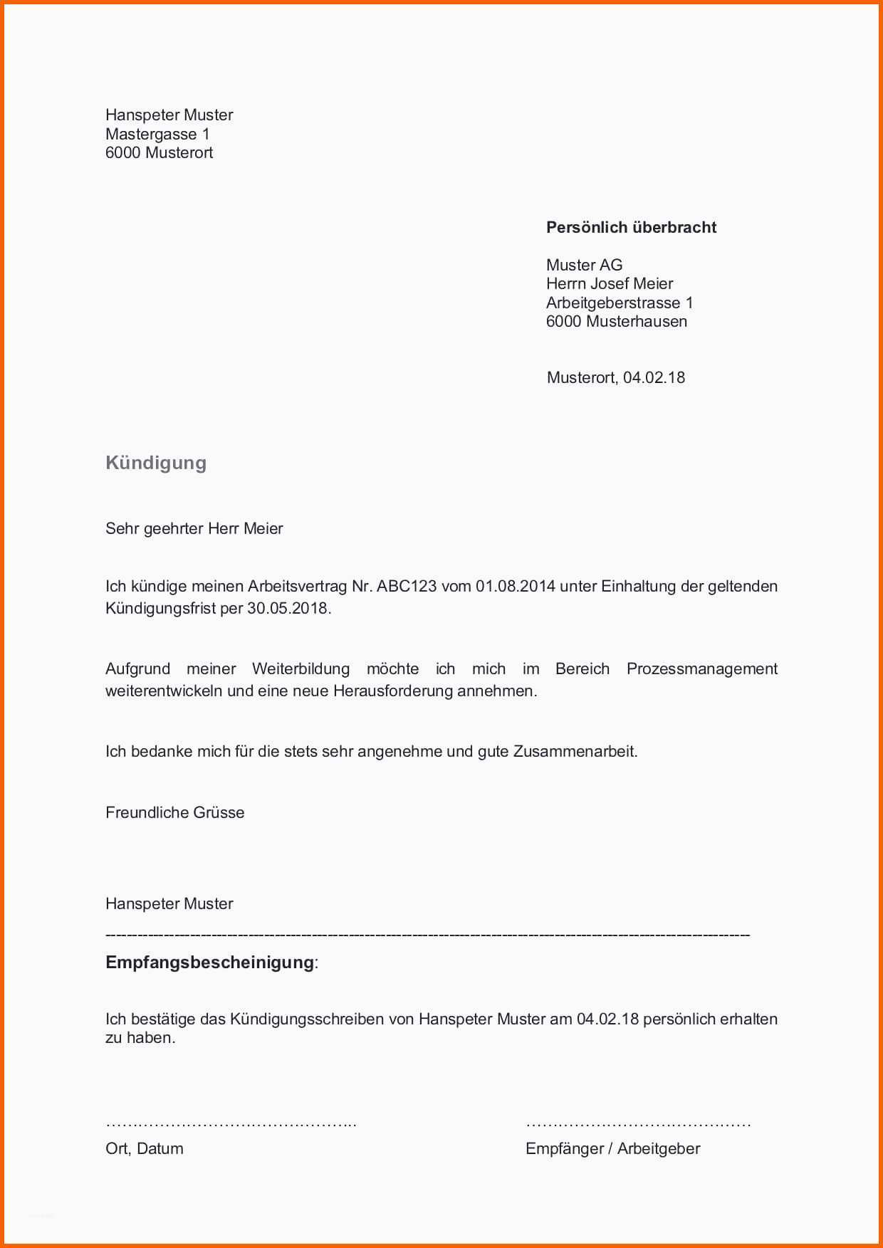 Ungewöhnlich 14 Musterbrief Vorlage