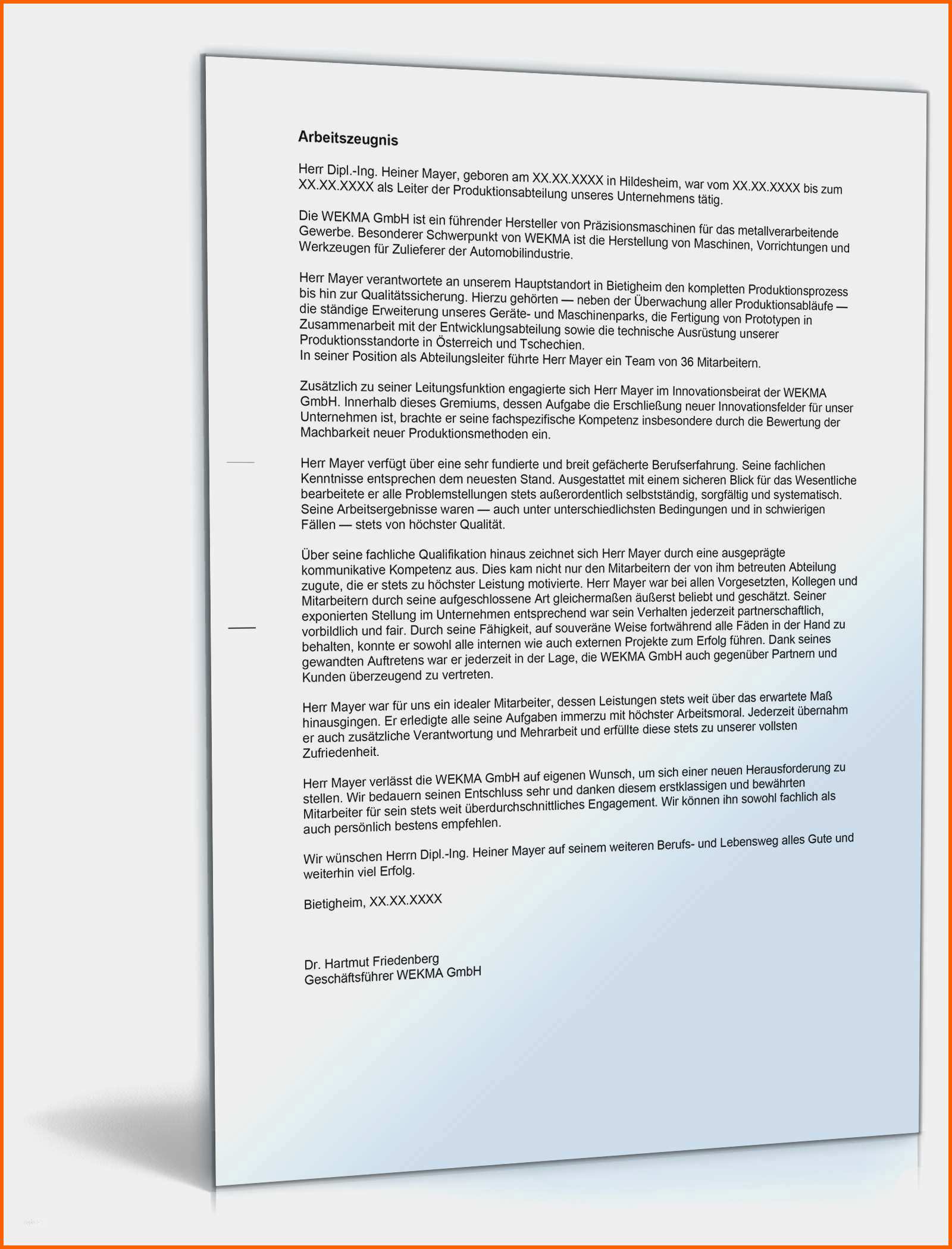 Ungewöhnlich 20 Einfaches Arbeitszeugnis Vorlage Kostenlos