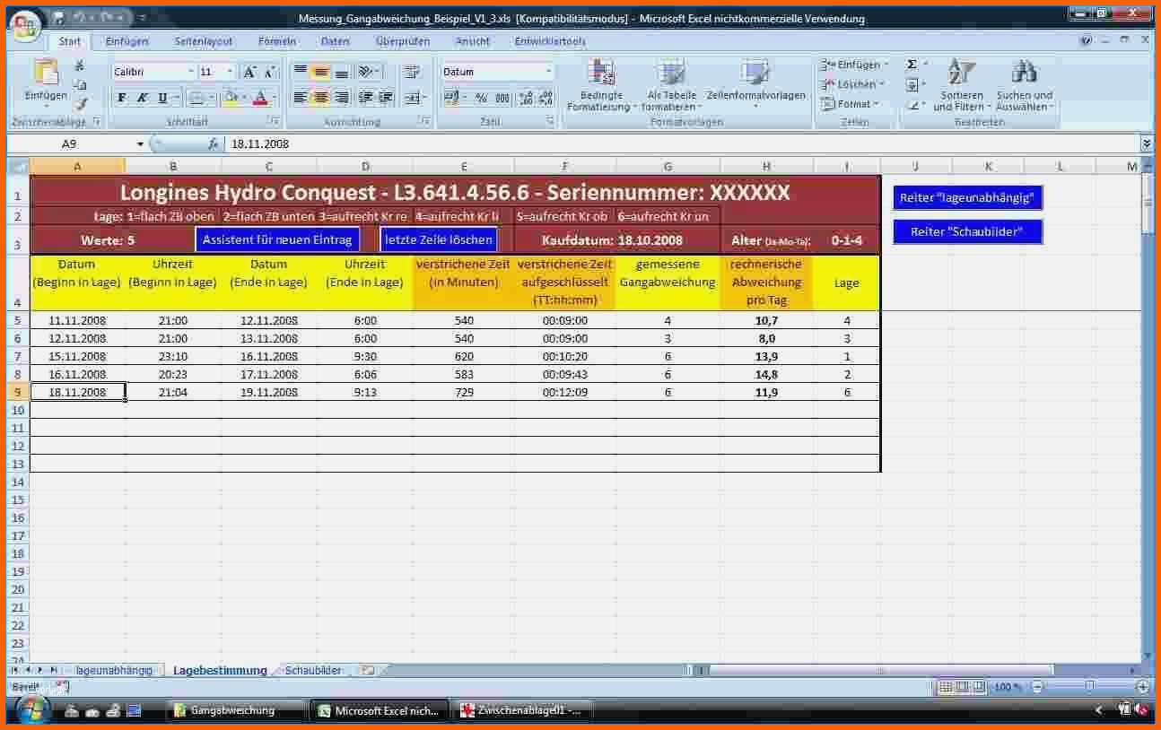 Ungewöhnlich 9 Excel Tabelle Muster