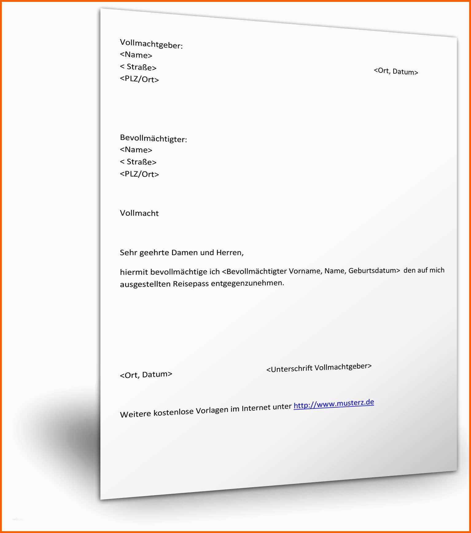 Ungewöhnlich Bafög Adressänderung Vorlage Cool Vollmacht Zur Abholung
