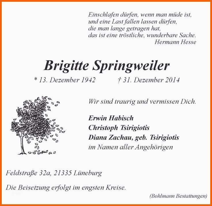 Ungewöhnlich Die Erstaunliche Muster Traueranzeigen
