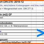 Ungewöhnlich Din 276 Baukosten 2016 Bruttorauminhalt Umbauter Raum Eur
