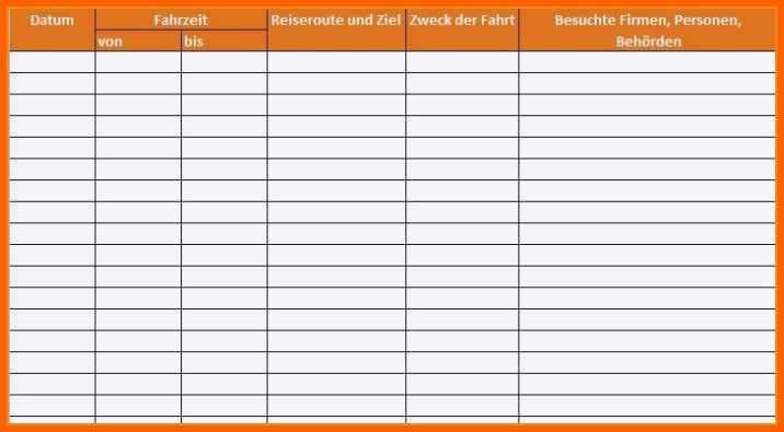 Ungewöhnlich Fahrtenbuch Muster