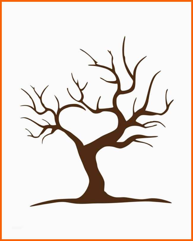 Ungewöhnlich Fingerabdruck Baum Vorlage & andere Motive Kostenlos Zum