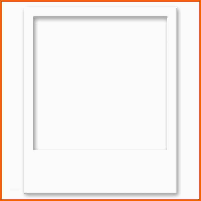Ungewöhnlich Foto Rahmen Polaroid Template Auf Transparenten isolierte