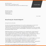 Ungewöhnlich Interne Bewerbung Bewerbung