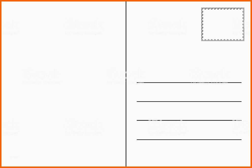 Ungewöhnlich Leere Postkarte Vorlage Stock Fotografie Und Mehr Bilder