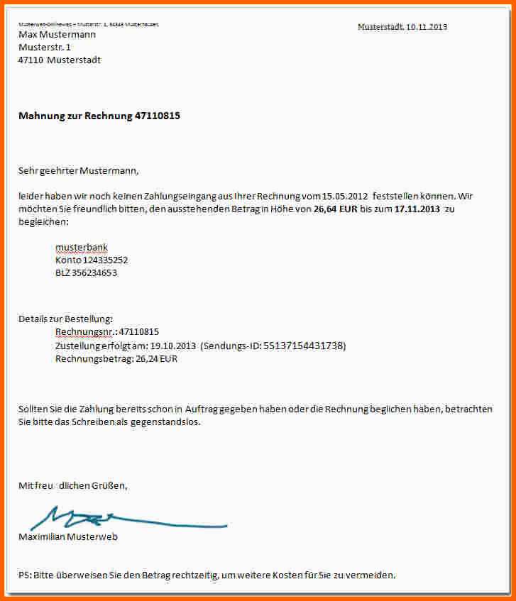 Ungewöhnlich Mahnung Mit Verzugszinsen Vorlage – Vorlagen 1001